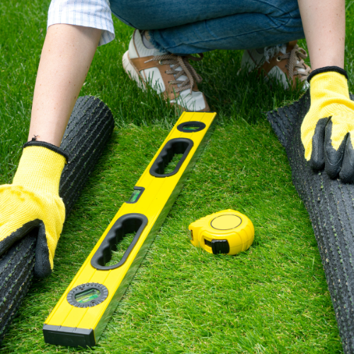 Residential Artificial Frass Installation